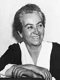 Portrait image of Gabriela Mistral